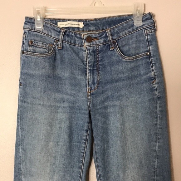 Pilcro and the letterpress ladies cropped raw hem jeans size 28 - Picture 2 of 12